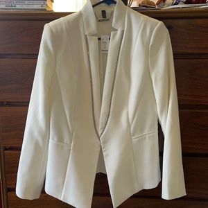 WHBM white blazer
